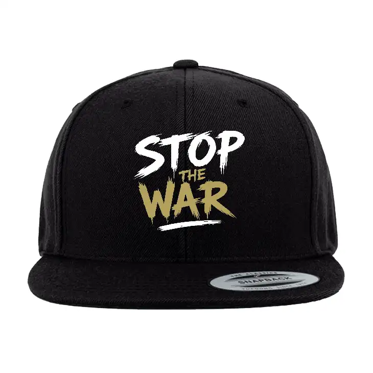 SnapBack "Stop the War" black